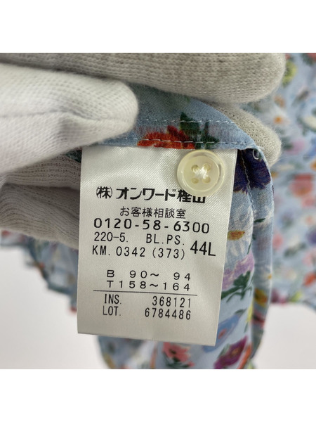 Paul Smith 長袖シャツ PS 花柄シアーシャツ size44L
