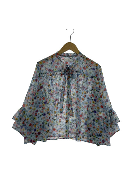 Paul Smith 長袖シャツ PS 花柄シアーシャツ size44L