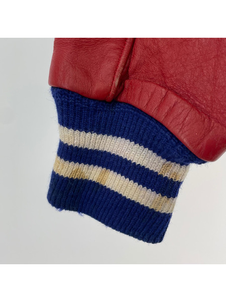 ジャケット ビンテージ 袖レザー スタジャン