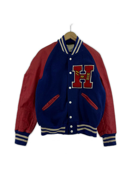 ジャケット ビンテージ 袖レザー スタジャン