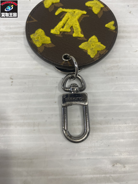 汚れ有 小物 LV ポルトクレ イリュストレ モノグラム タフタージュ MP2627