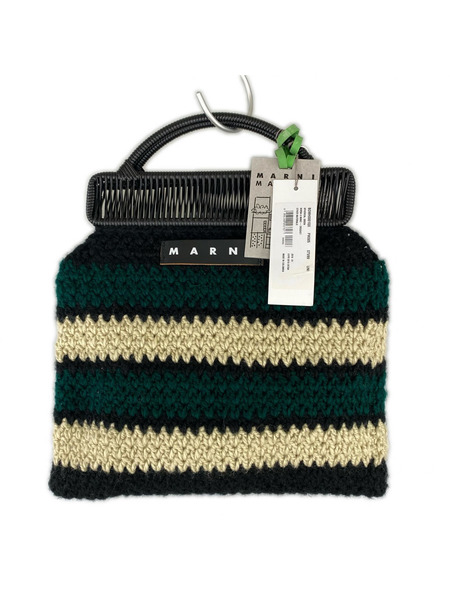 MARNI トートバッグ カフェニットバッグ