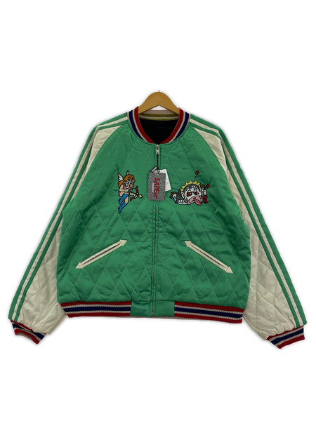 SAPeur ジャケット ×ビックリマン スカジャン ミドリ(M)