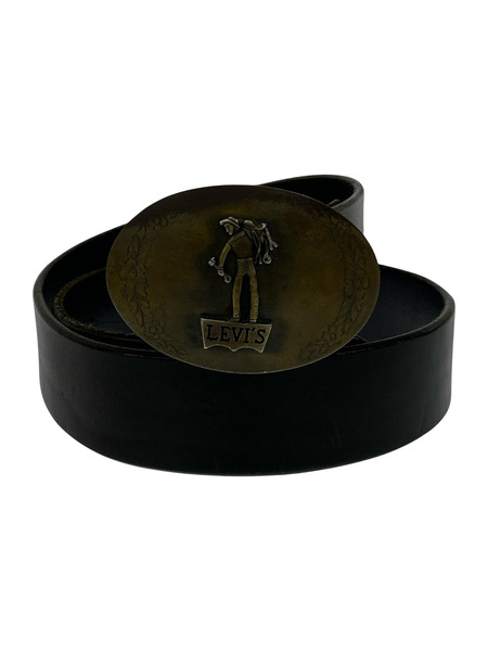 Levi's ソノ他 70s USA製 レザーベルト/ツーホースロゴ