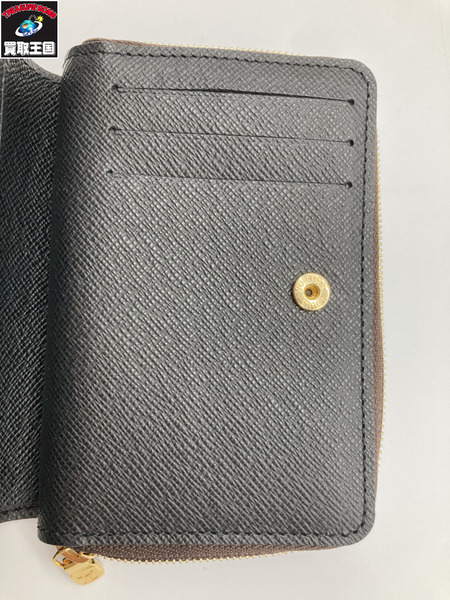 LOUIS VUITTON ルイヴィトン M81461 ポルトフォイユルー モノグラムリバース コンパクトウォレット 神戸店限定 碇マーク イニシャルあり