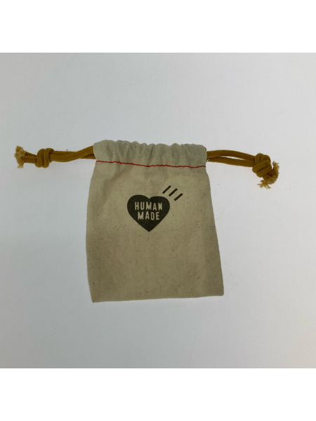 HUMAN MADE ソノ他 HEART SILVER EARRING RED