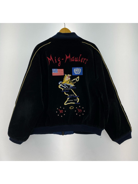 AVIREX ジャケット 別珍スカジャン BLK M