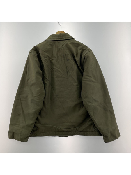 OLD・VINTAGE ミリタリージャケット 80s US NAVY A-2 デッキジャケット sizeL[値下]