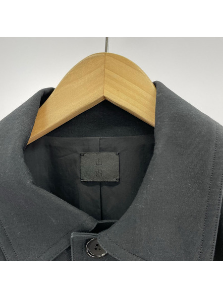 山内 高密度ナイロンコットンダブルクロスセミロングコート