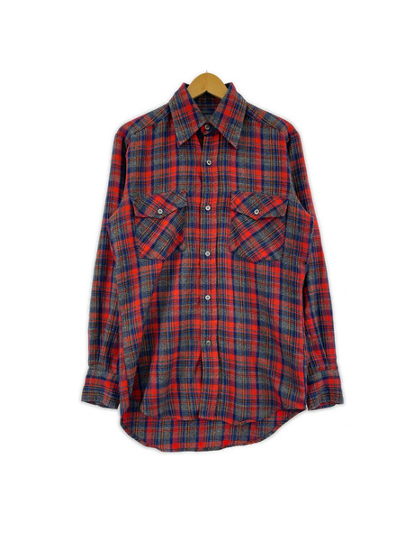 PENDLETON 長袖シャツ OLD ウールチェックシャツ M