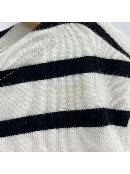 MONCLER 長袖ワンピース ボーダーフリル