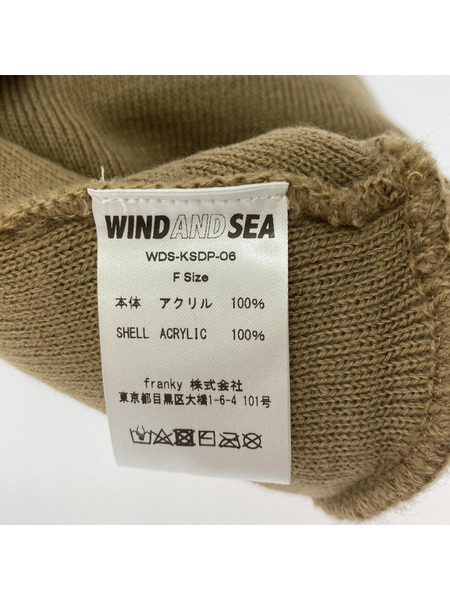 WIND AND SEA×不純喫茶ドープ 22SS チェリーパッチビーニー