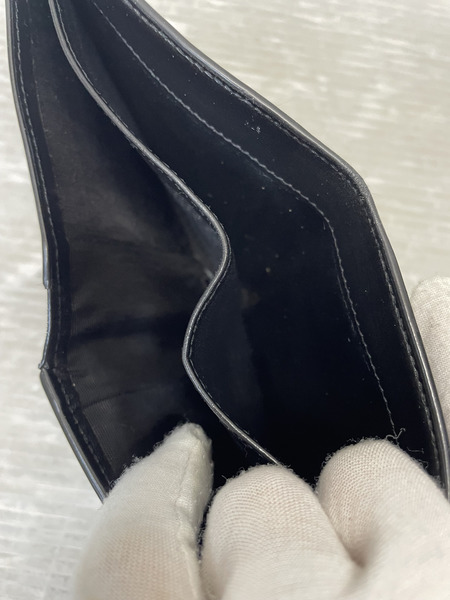 SAINT LAURENT 二つ折り財布 BLK