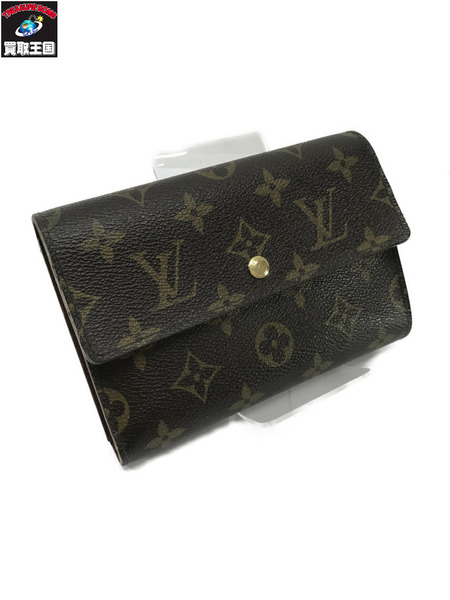 LV コンパクトウォレット モノグラム 三つ折り ポルトトレゾール・エテュイ・パピエ