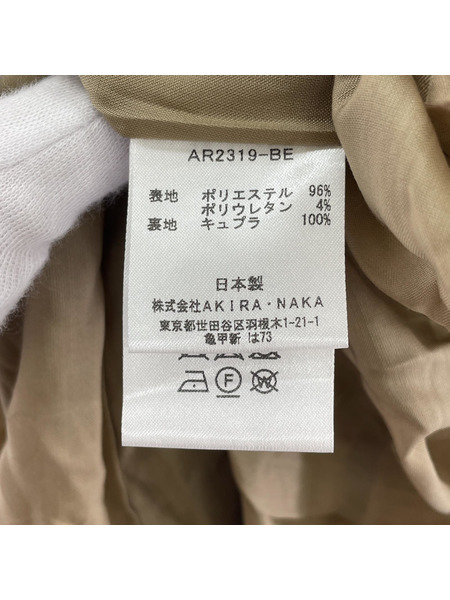 AKIRANAKA　ワンピース　SIZE 2　ベージュ AR2319-BE