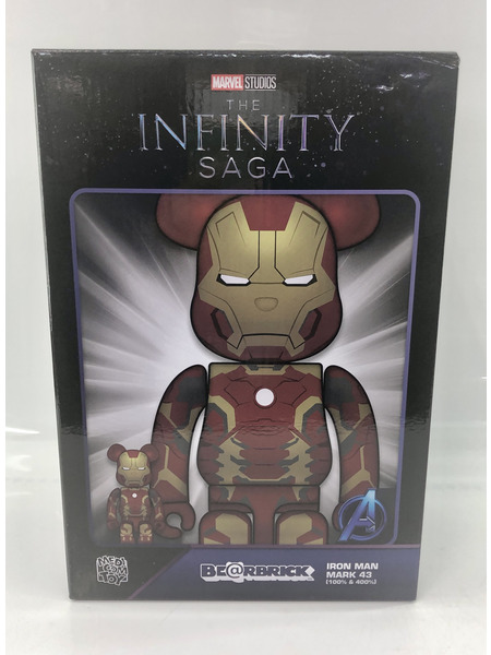 MARVEL BE@RBRICK IRON MAN Mark 43