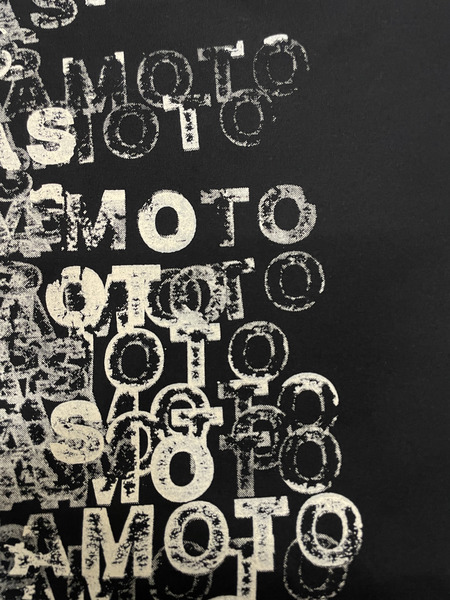 Y-3 26SS U GFX SS TEE BLACK プリントTee L ブラック