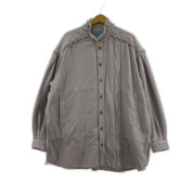 71 MICHAEL ダブル フリンジデザインシャツ M パープル