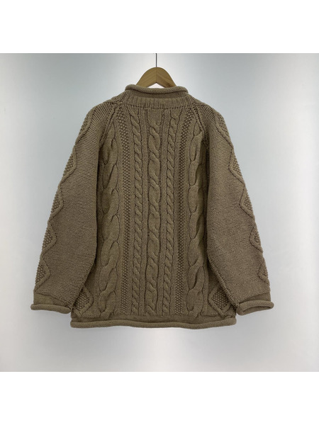 RRL 90s 三ッ星タグ ロールネック ケーブルニットセーター (S)