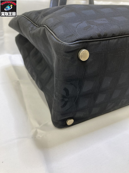  CHANEL シャネル ニュートラベルライン トートバック ブラック