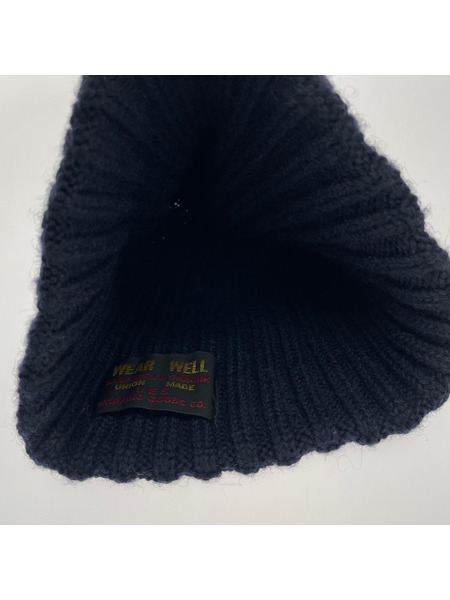 UES ニットキャップ ネイビー[値下]