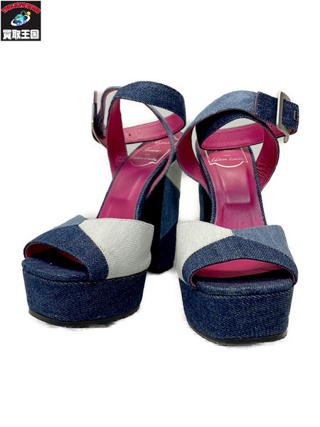 Roger Vivier サンダル　36 新品 ロジェヴィヴィエ レディース ビジュー 厚底サンダル 36