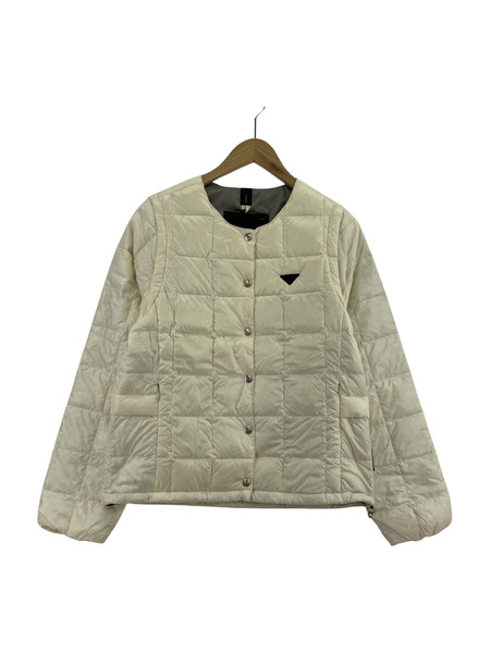 ダウンジャケット TAION EXTRA CREW NECK INNER  White XL