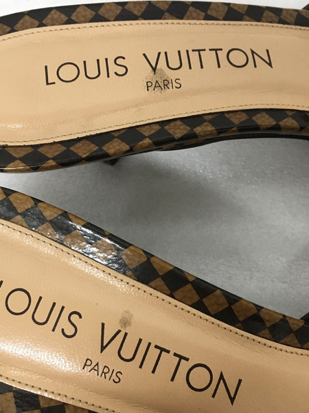 LOUIS VUITTON ダミエ/ミュール (37 1/2) MA1010