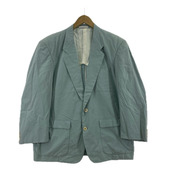 COMME des GARCONS HOMME 80s コットン 2Bジャケット M サックス AD表記無