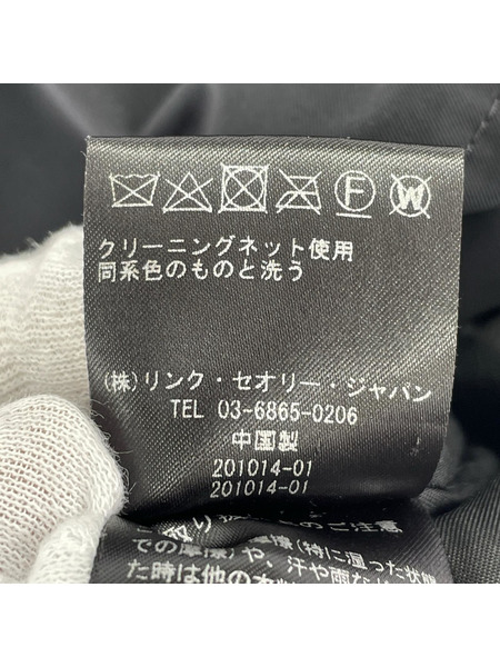theory ダウンジャケット MEMO.TWILL フーデットダウンコート L