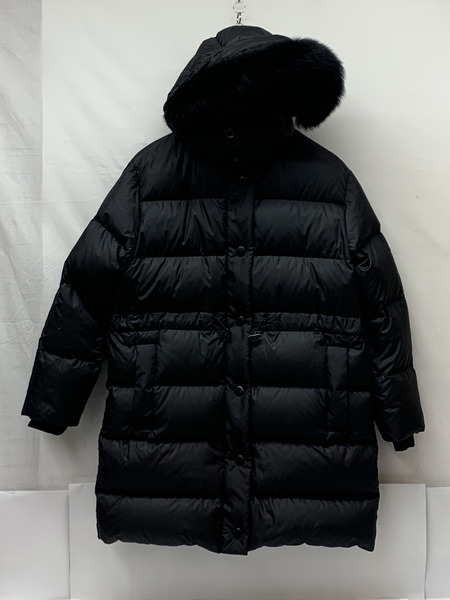 COACH ミッド ダウン パッファー・シアリング SizeXS BLK CL444 本体のみ コーチ ダウンコート ダウンジャケット [値下]