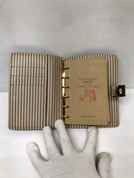 小物 LV　モノグラム　トランク　手帳カバー　R20028　ｲﾆｼｬﾙ入り