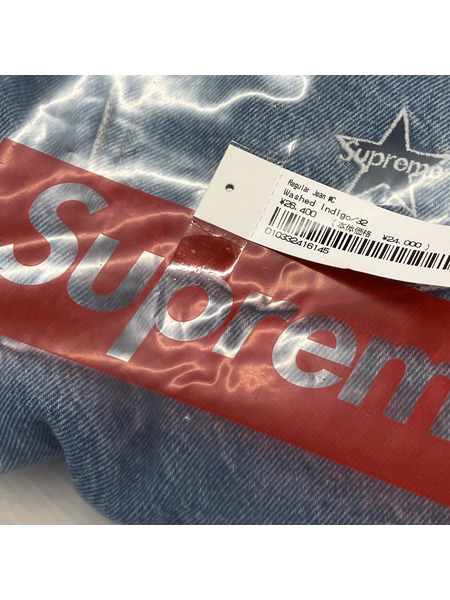 Supreme デニム・ジーンズ Regular Jean Washed Indigo 32[値下]