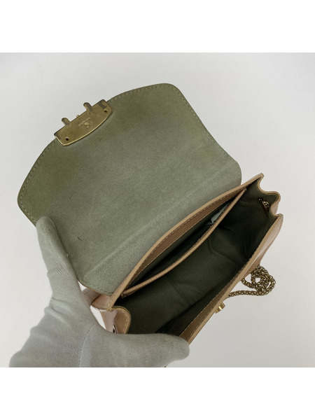 FURLA ショルダーバッグ チェーンショルダーバッグ ベージュ