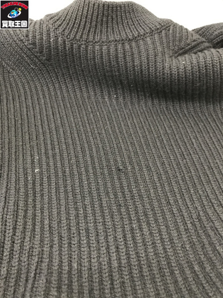 PRADA  ナイロン切替ニット 黒(50)