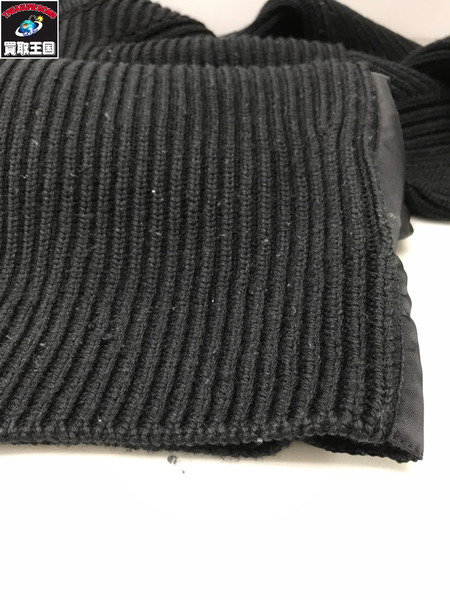 PRADA  ナイロン切替ニット 黒(50)