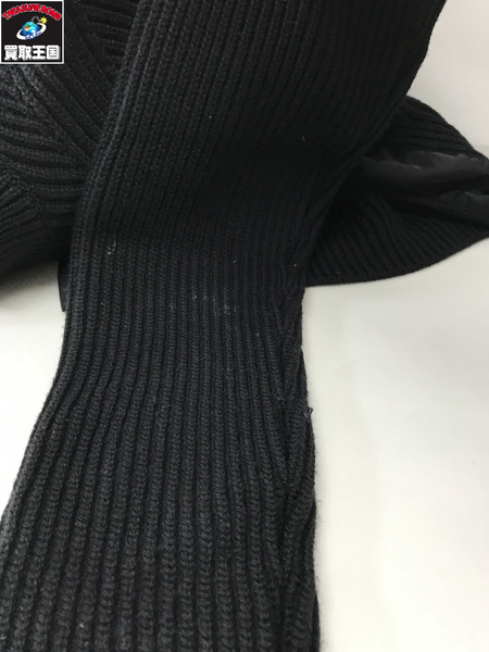 PRADA  ナイロン切替ニット 黒(50)