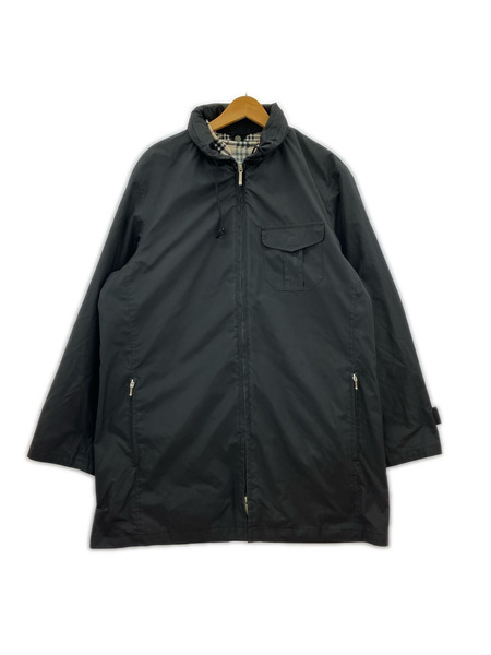 BURBERRY BLACK LABEL ジャケット ライナー付ナイロンハーフコート ブラック[値下]