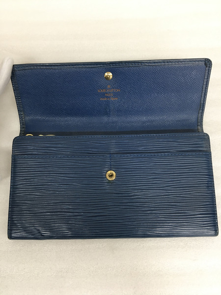 長財布 LOUIS VUITTON ポシェット ポルトモネクレディ M63565