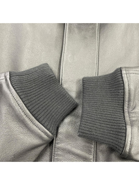 SOPHNET. レザージャケット シングルライダースレザージャケット ブラック