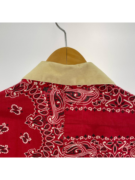READY MADE ジャケット BANDANA BURN COAT 3 RED