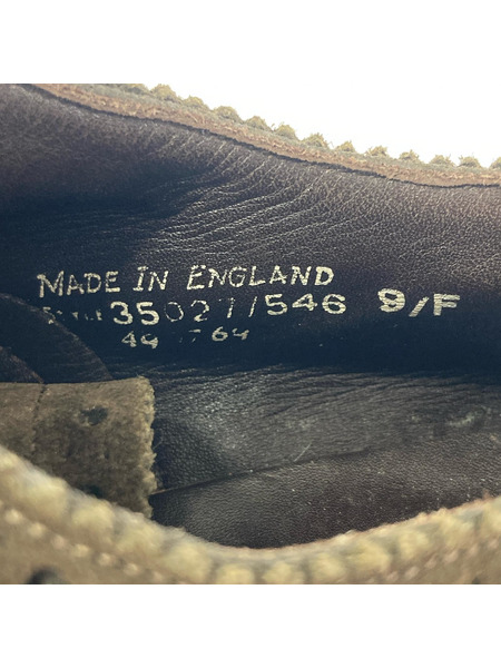 GRENSON シューズ ウイングチップ スエードシューズ (9F)
