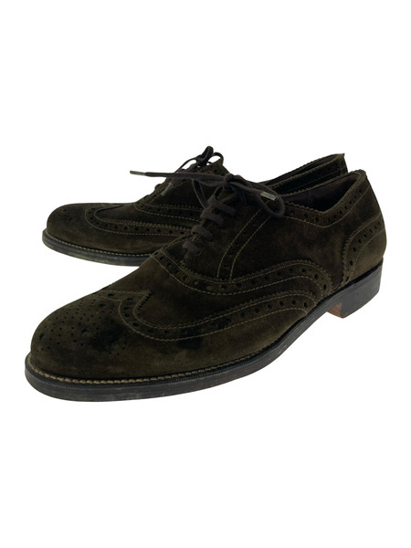 GRENSON シューズ ウイングチップ スエードシューズ (9F)