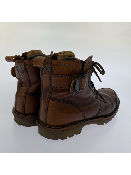 Clarks ブーツ レースアップ ブラウン