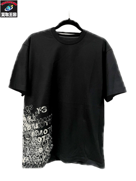 Y-3 26SS U GFX SS TEE BLACK プリントTee M ブラック 