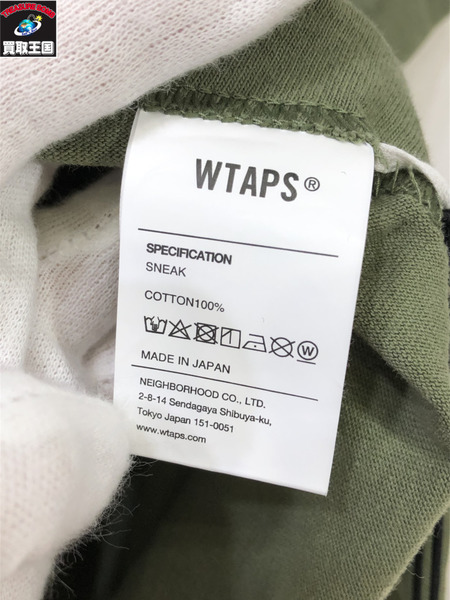 WTAPS/ MASTER CHIEF SS TEE/カーキ/22SS/サイズ×03/ダブルタップス/メンズ/トップス/カットソー/Tシャツ[値下]