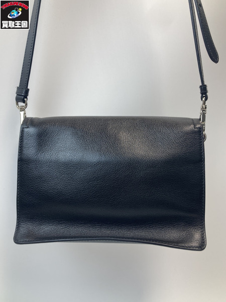 PRADA プラダ レザーショルダーバッグ ブラック