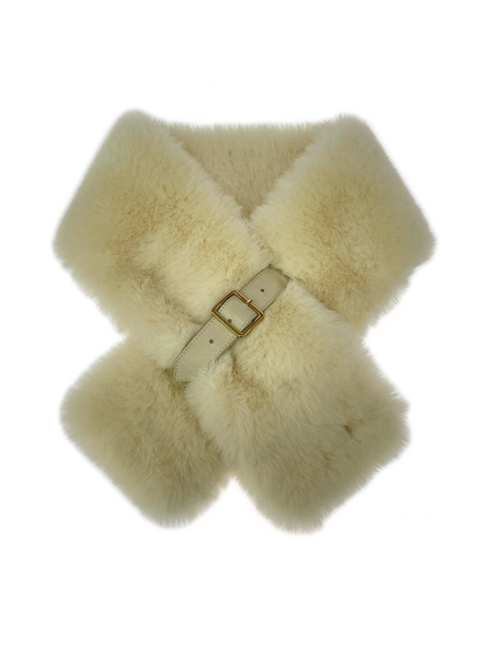 FURLA ソノ他 ベルト付キファーマフラー