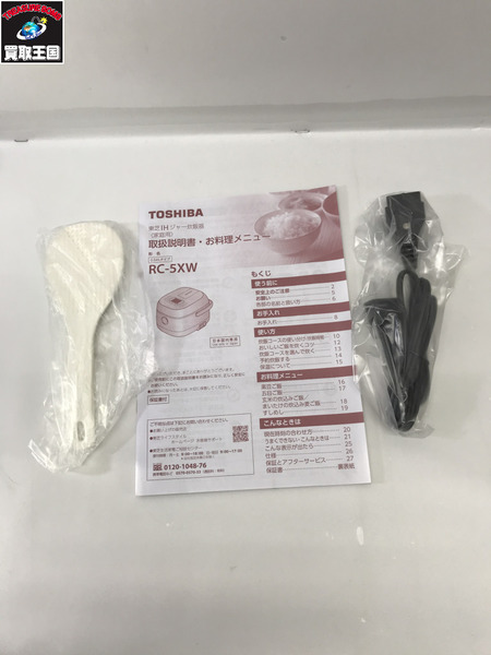  東芝 IH炊飯器 RC-5XW(K) ブラック