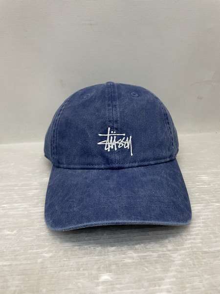 STUSSY 25AW BASIC WASHED LOW PRO CAP フェードネイビー